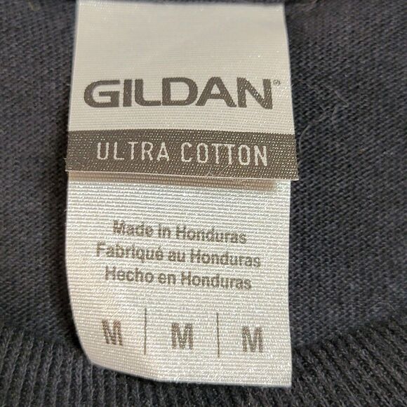 Gildan Fancy Like Lyrics Graphic Tee LS Black - Size Medium - Picture 4 of 5